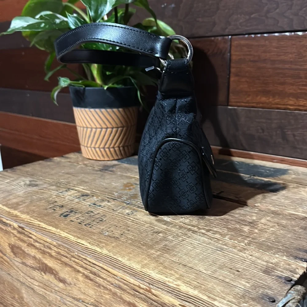 Villager Black Diamond Pattern Mini Hobo Bag